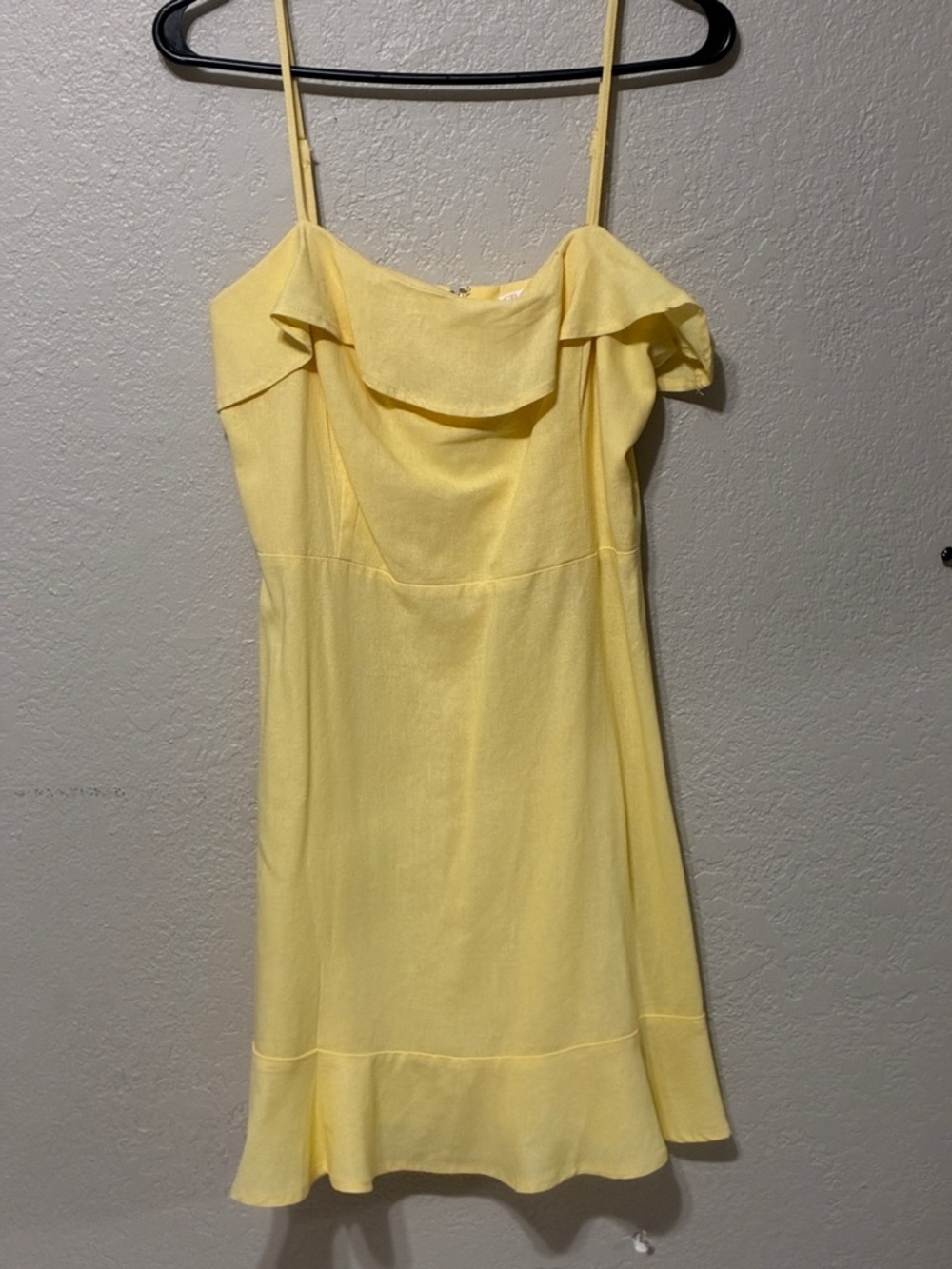 Gianni Bini Yellow Spaghetti Strap Dress